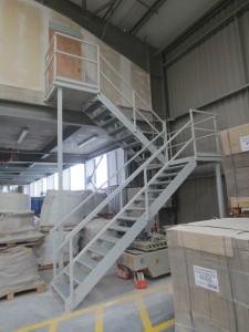 Fabrication of Fire Staircase